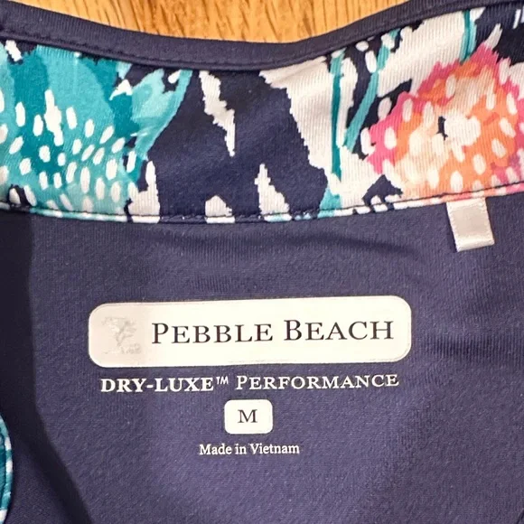 Pebble Beach | Women’s Navy and Floral Print Dress - Picture 2 of 16